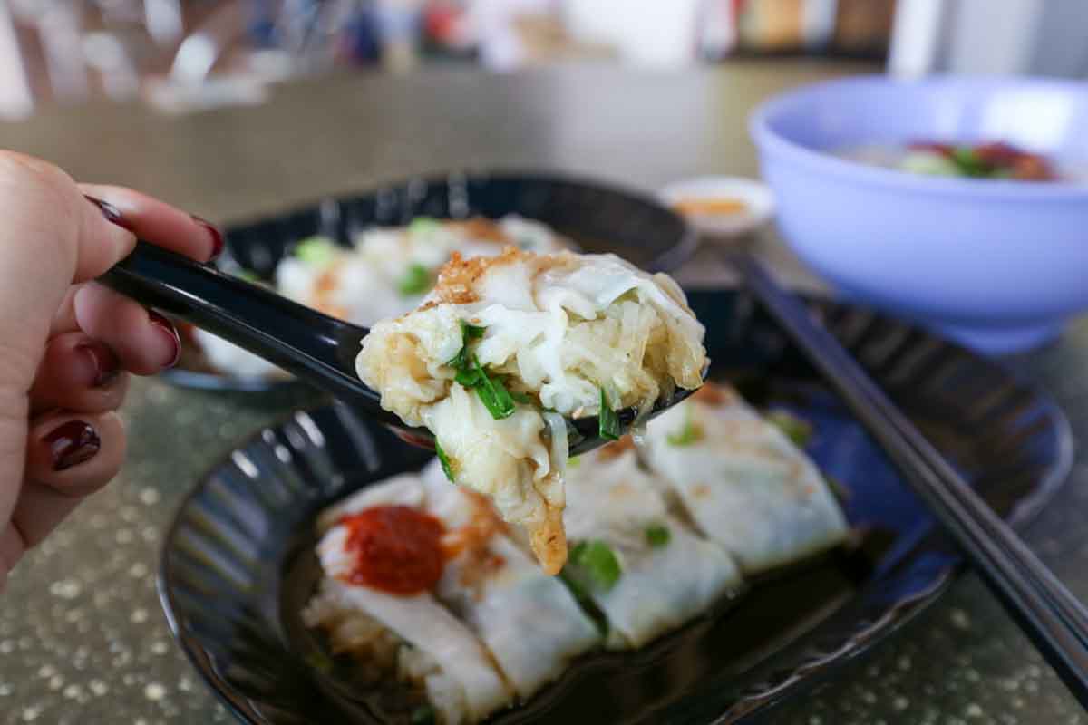 yong huat delights - chee cheong fun mangkuang closeup