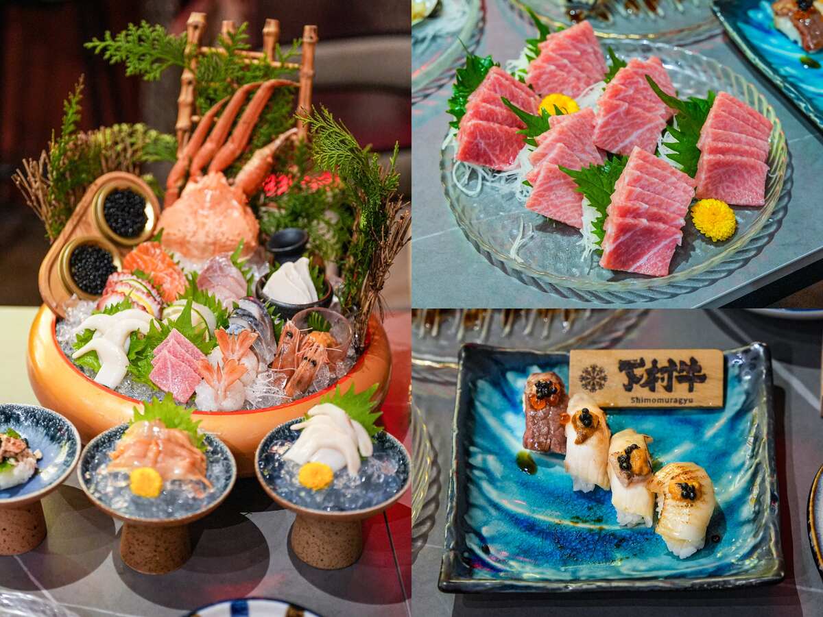 Hut Sake Bar - Luxurious buffet