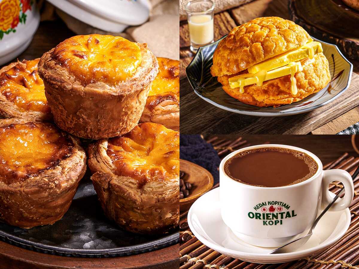 Oriental Kopi - Egg tarts, polo bun & kopi