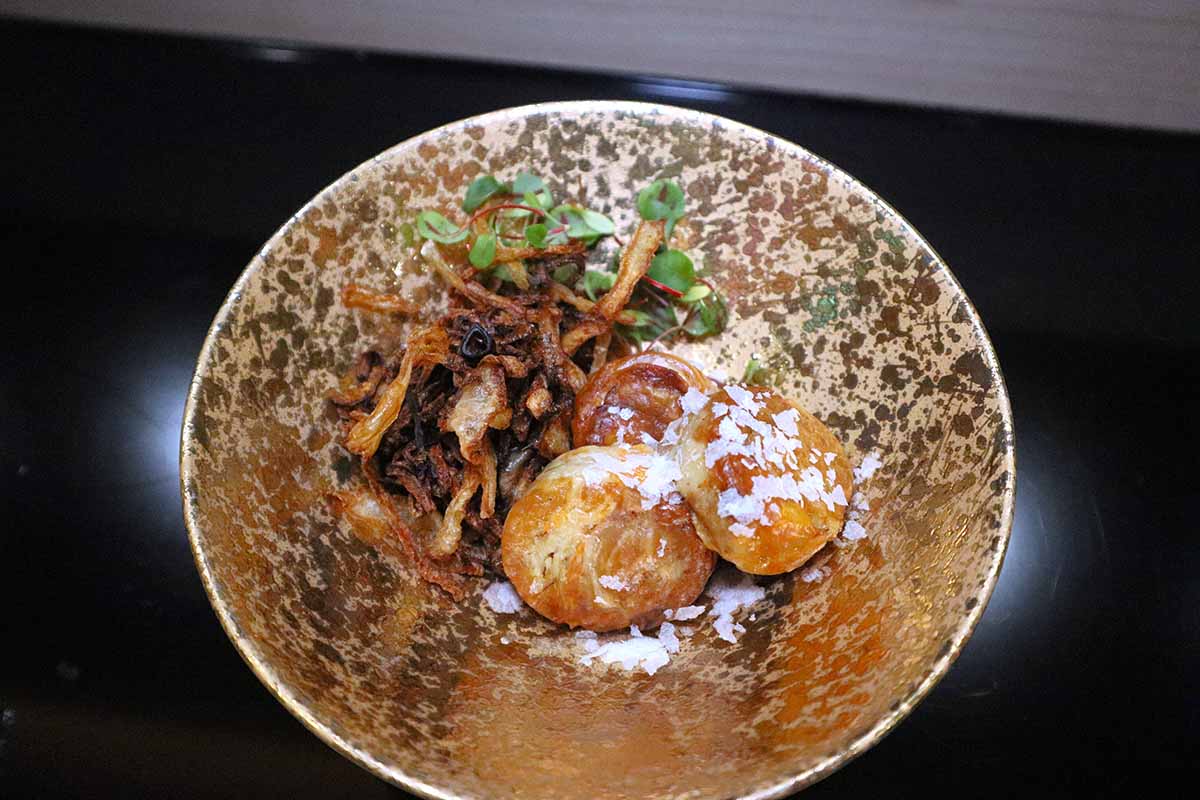 omakase - grilled ankimo