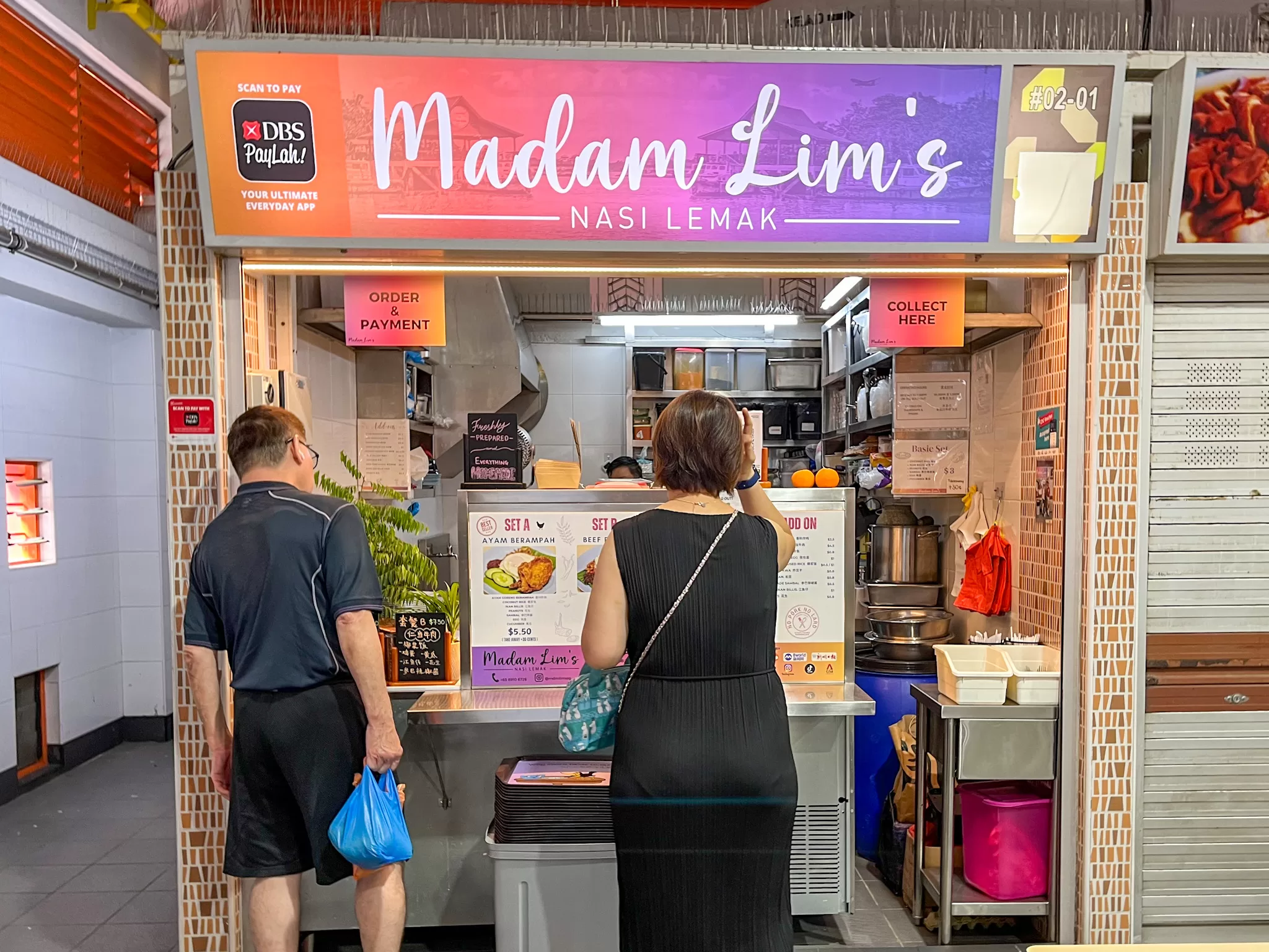 madam lim's nasi lemak - storefront
