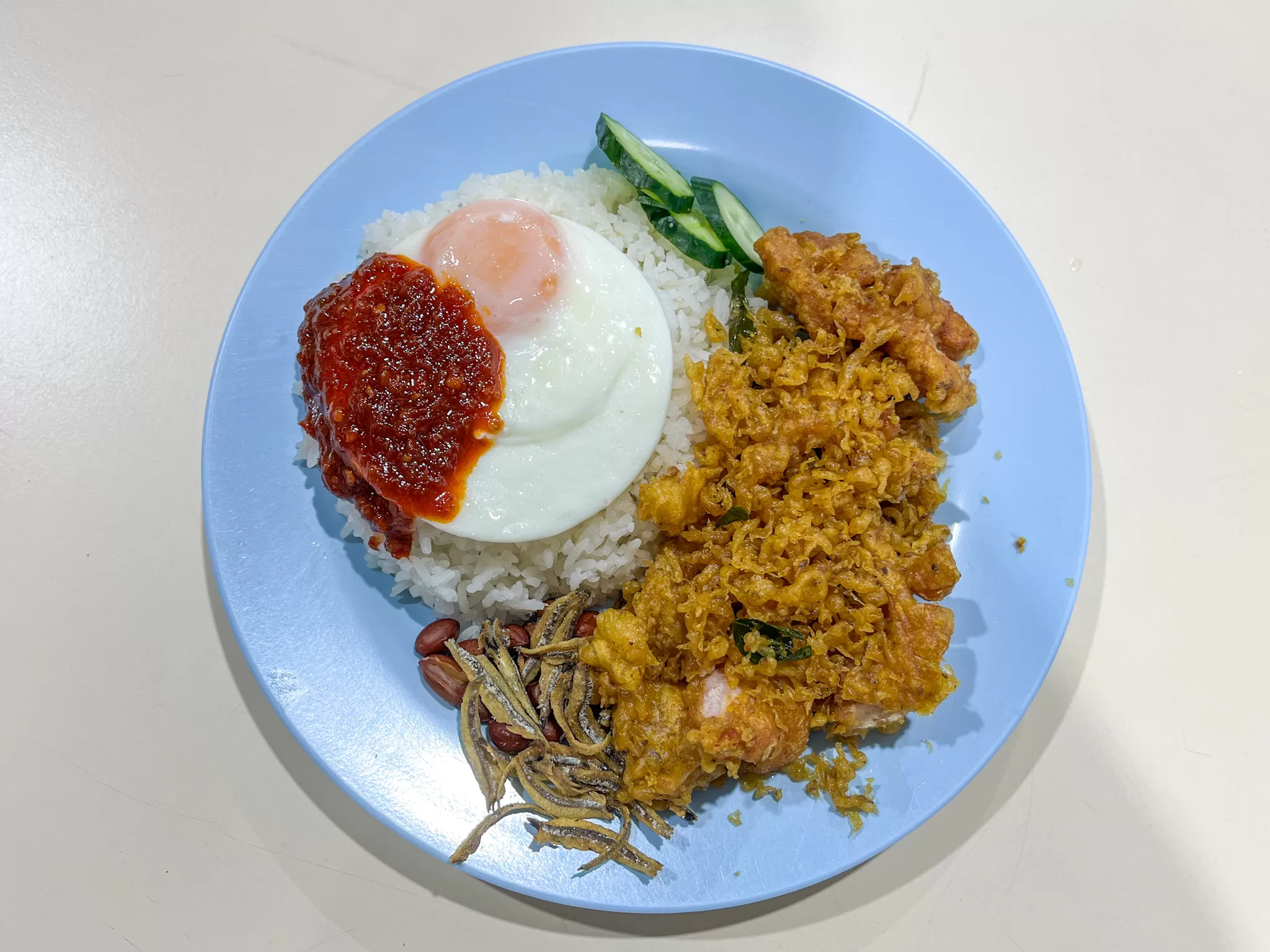 madam lim's nasi lemak - ayam berampah set