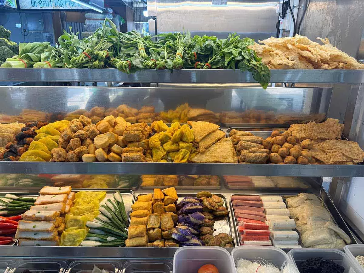 ke kou yong tau foo - most ingredients