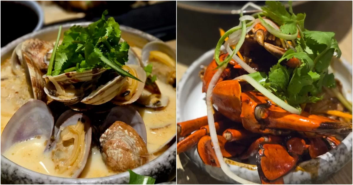 lime - clams and crab
