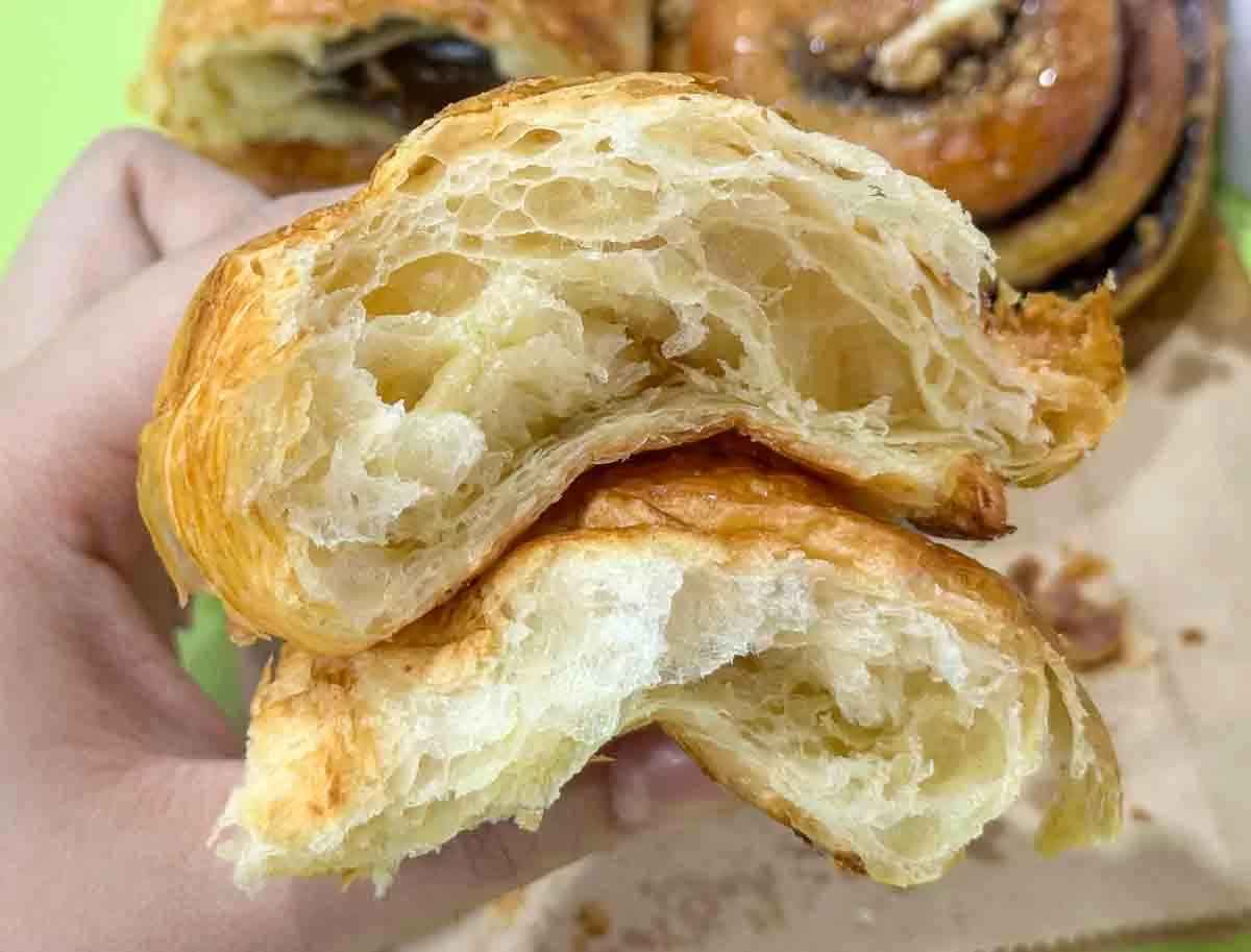 petite krumbs - croissant inside