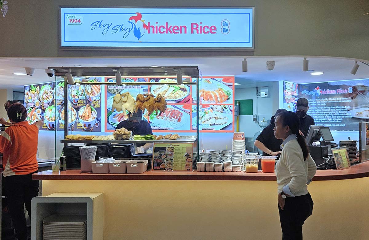 picnic food hall - chicken rice
