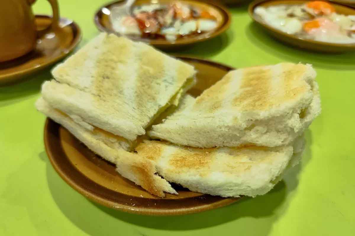 ah seng hai nam - kaya butter toast