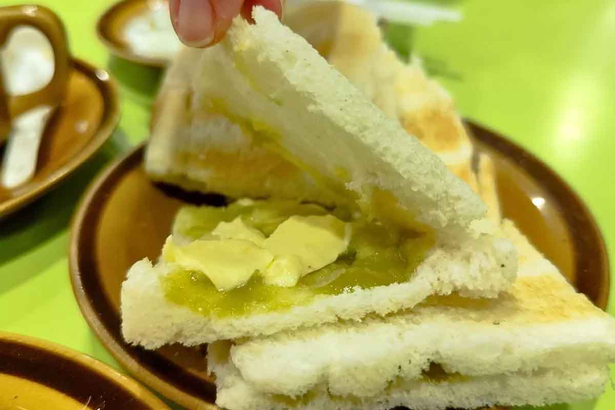 ah seng hai nam - kaya butter toast filling