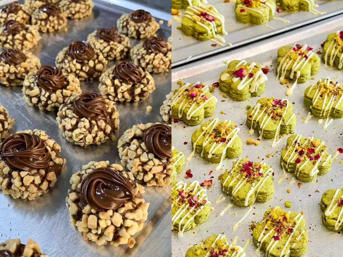 SYURGA DESSERT - Nutella cookie & Pistachio