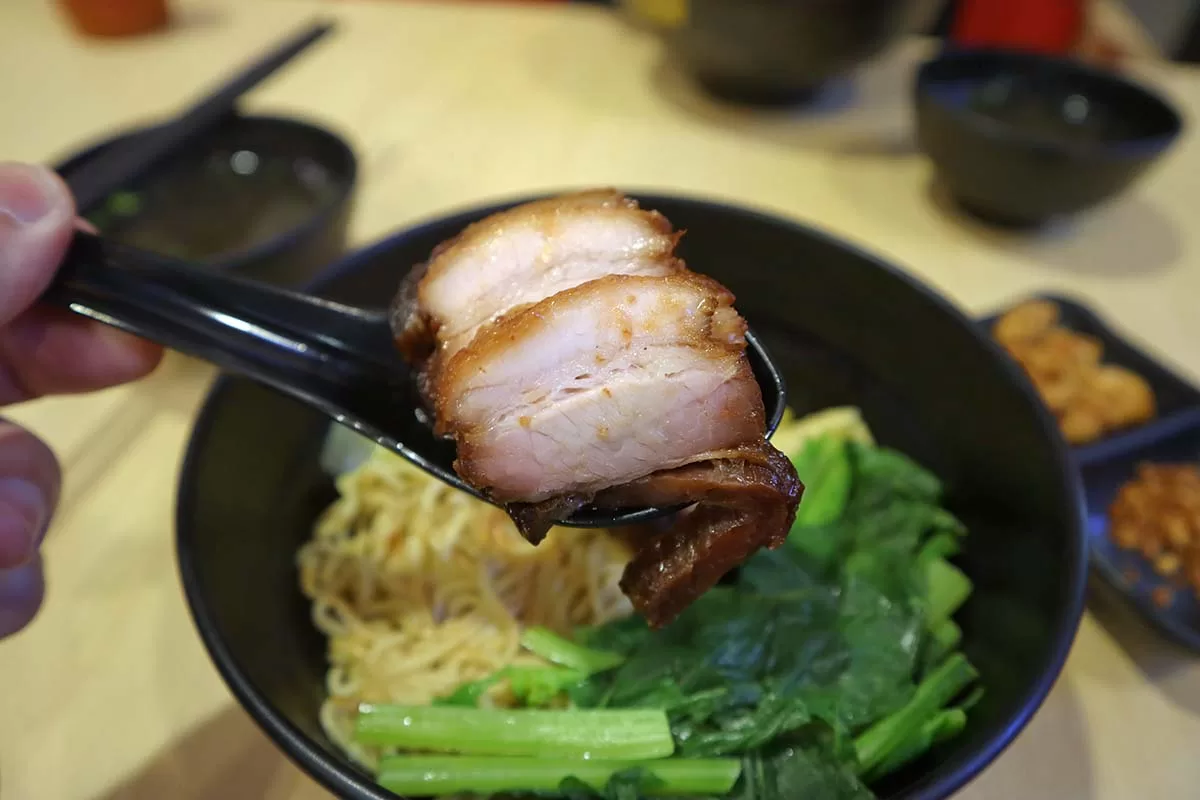wanton fu returns - pork belly char siew