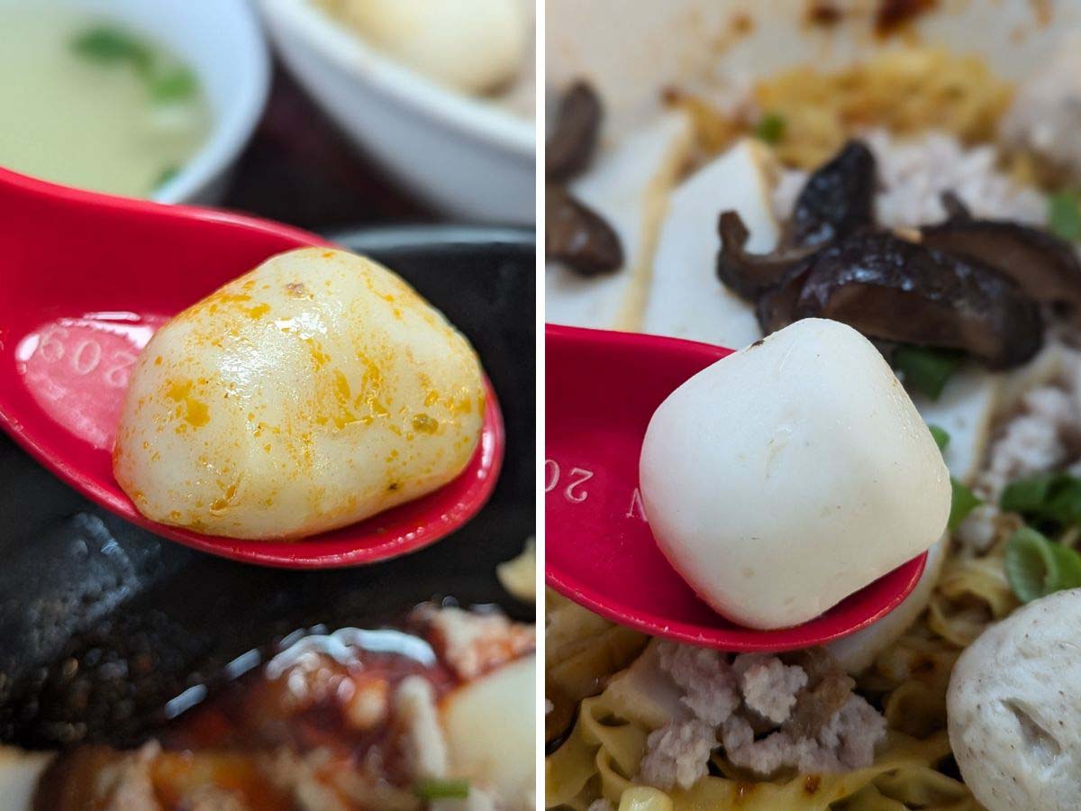 kovan noodle fishballs kovan fishballs