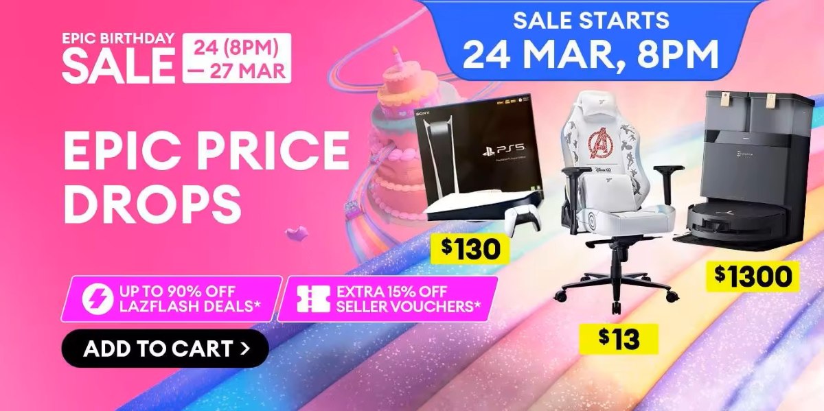 Lazada 13th Birthday Sale poster2