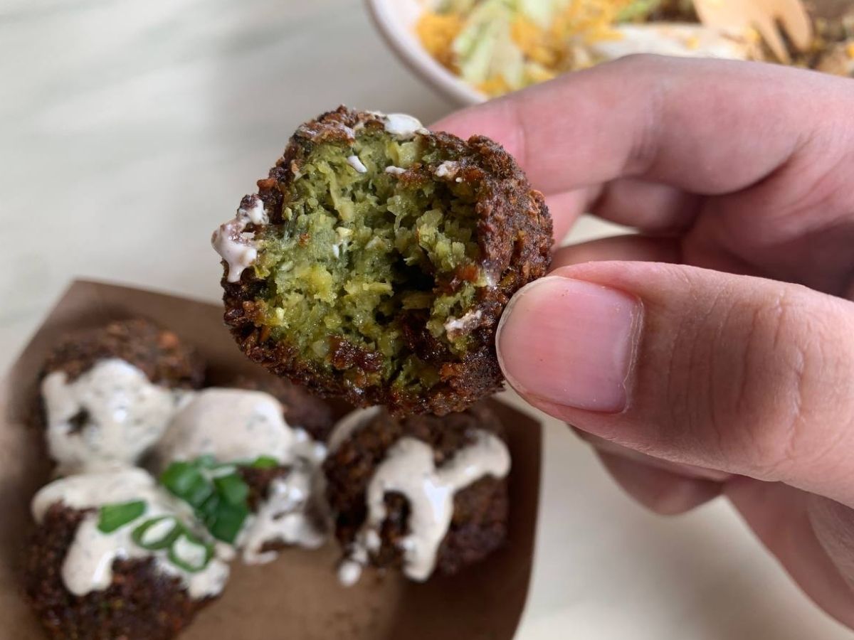 Overrice - falafel
