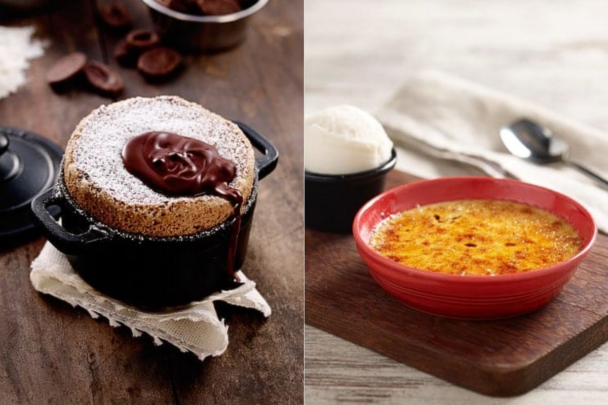 Westgate - Valrhona Chocolate Souffle, Creme Brulee