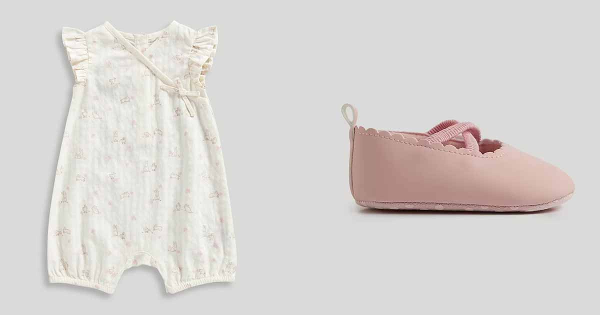 baby clothes - mothercare Baby Shop - Mothercare Romper & Ballerina Shoes