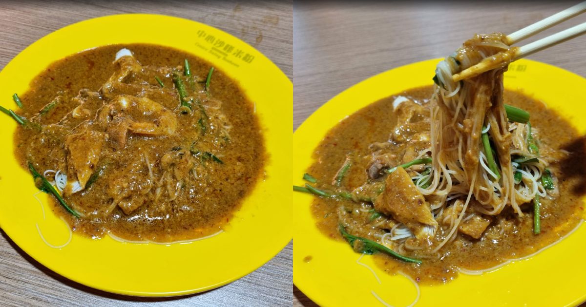 724 amk market - centre satay bee hoon closeup