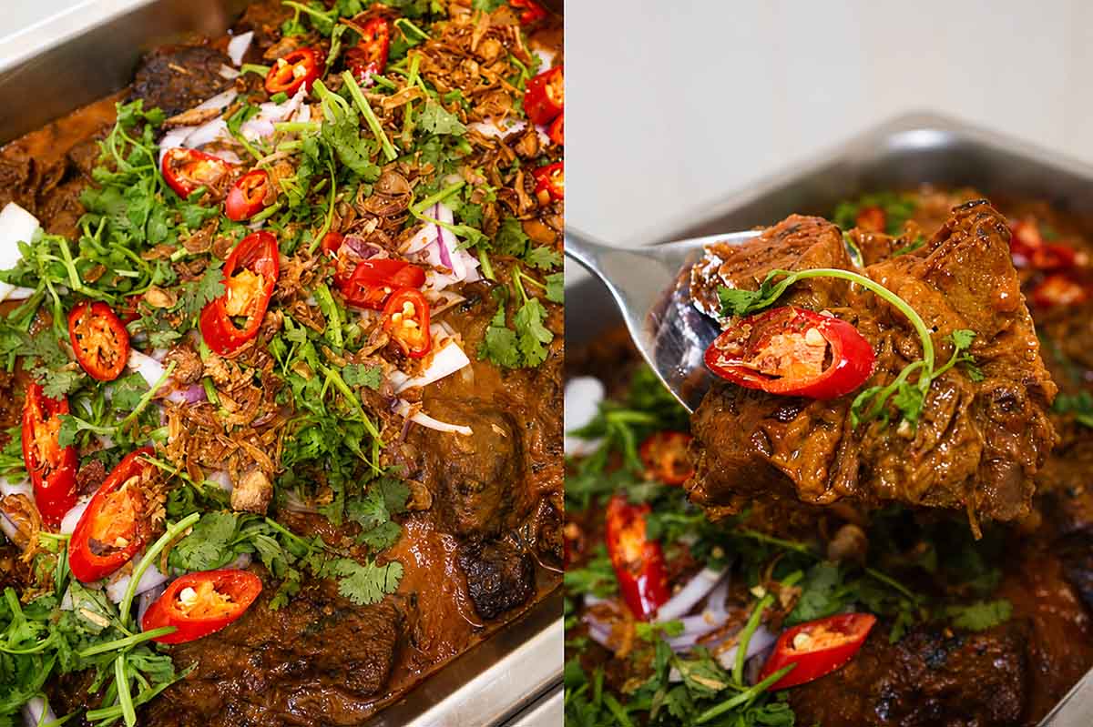 wedding caterers - angus beef korma