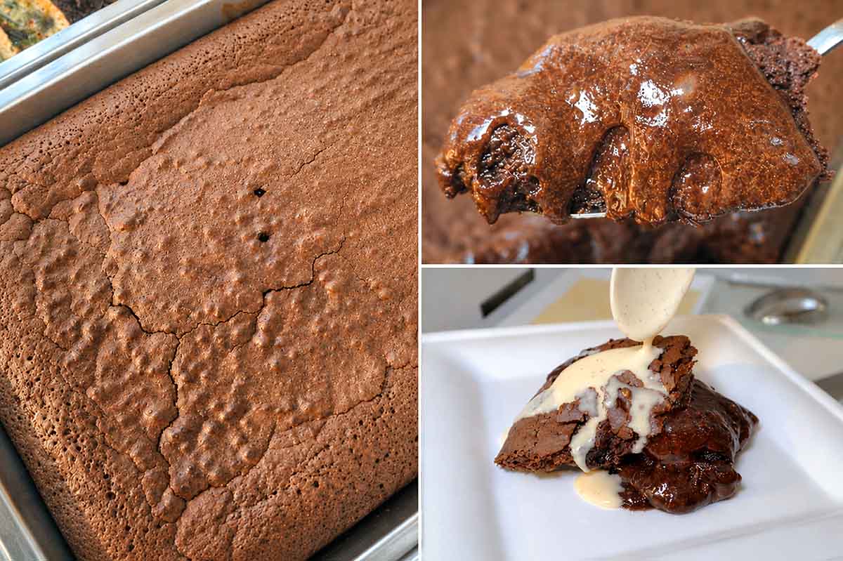 wedding caterers - chocolate pudding