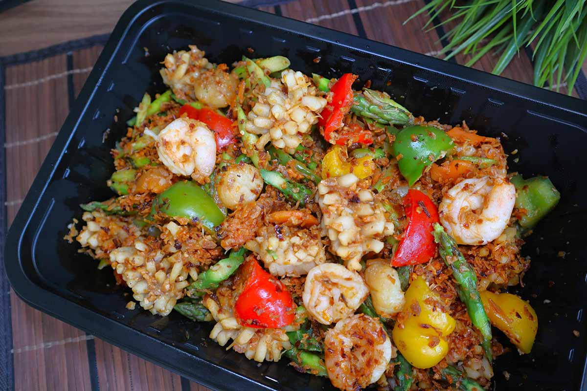 wedding caterers - seafood XO sauce