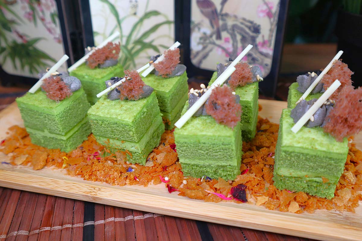 wedding caterers - matcha black sesame