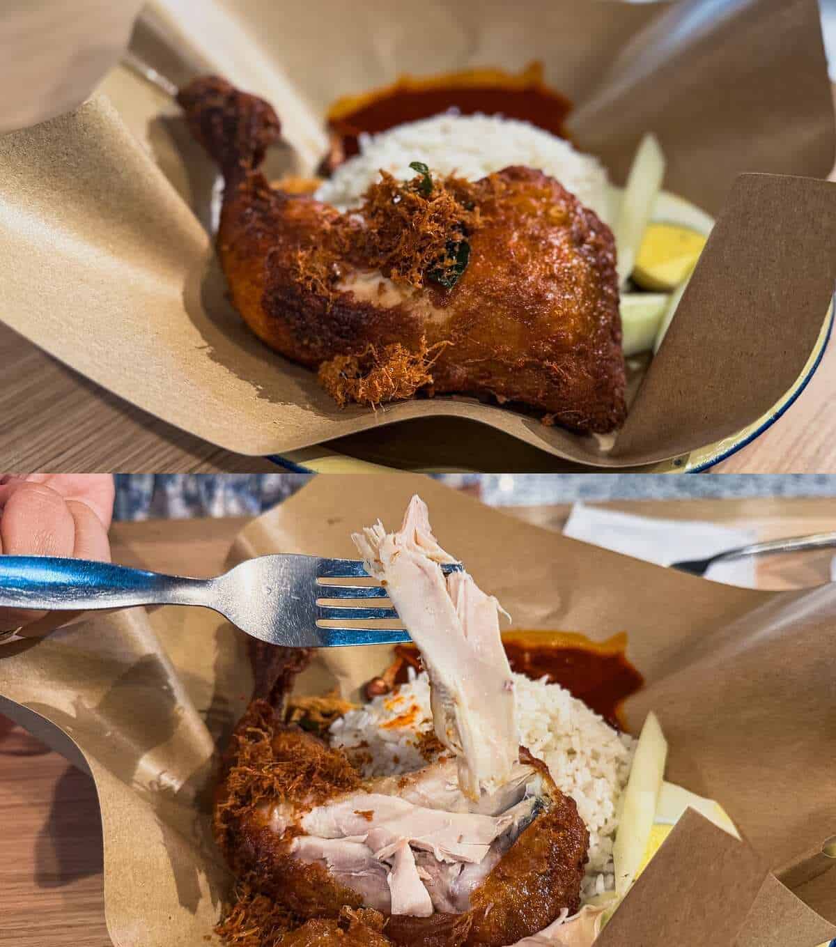 Kam’s Nasi Lemak - Fried chicken
