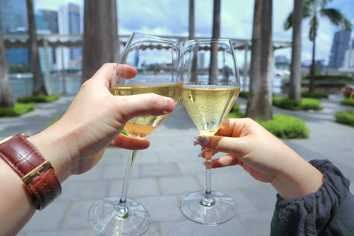 Marina bay sands - champagne