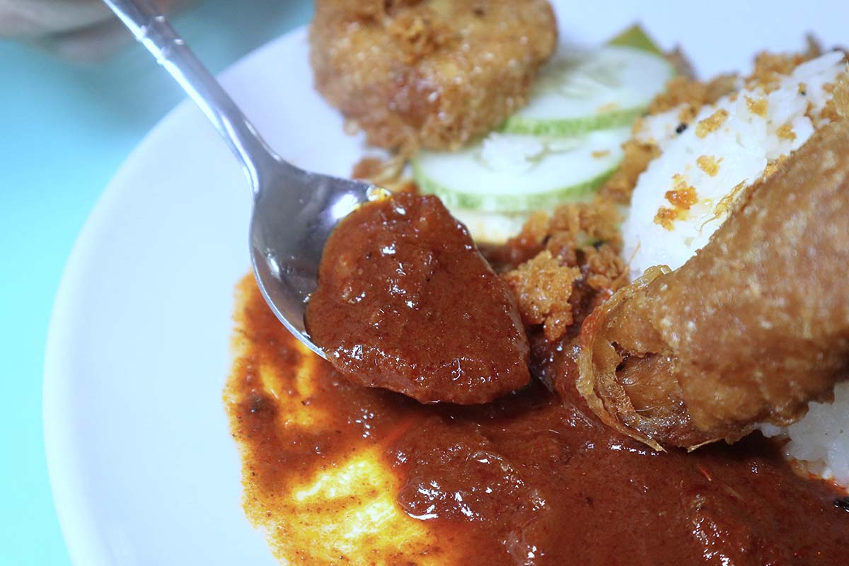 108 nasi lemak - sambal closeup