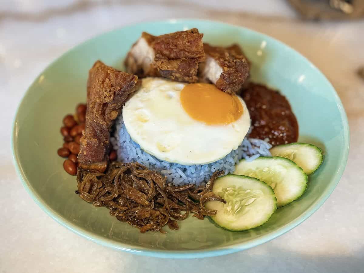 The Kopi Pot - Nasi Lemak Kerabu Fried Chicken