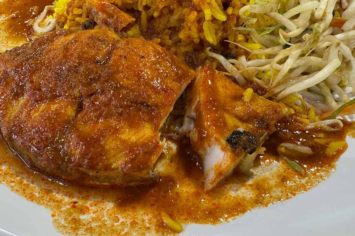 Indonesia Curry Rice - assam fish Indonesia Curry Rice - assam fish