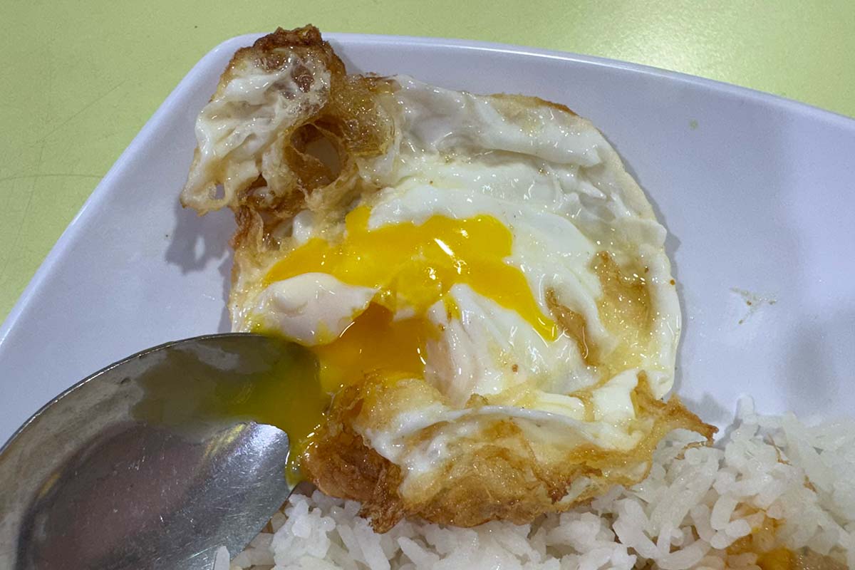 Indonesia Curry Rice - fried egg Indonesia Curry Rice - fried egg