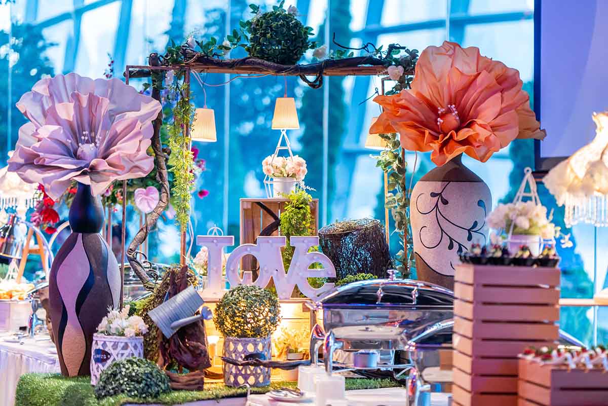 wedding caterers - rasel wedding setup