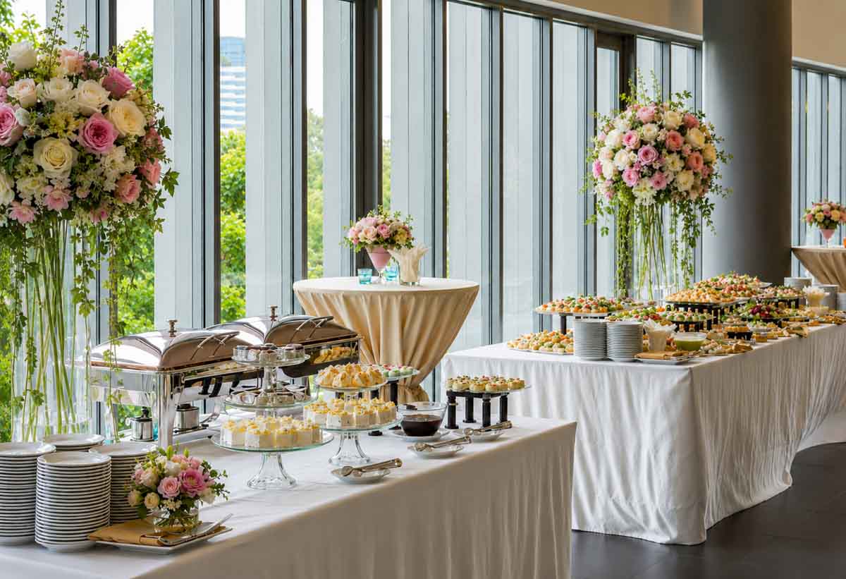 Wedding catering - tunglok weddings