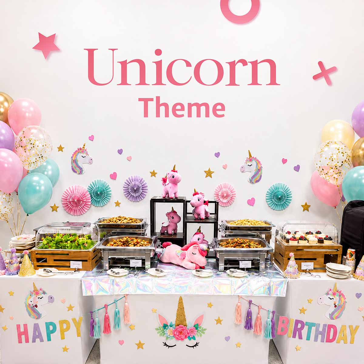baby full month - bellygood unicorn theme