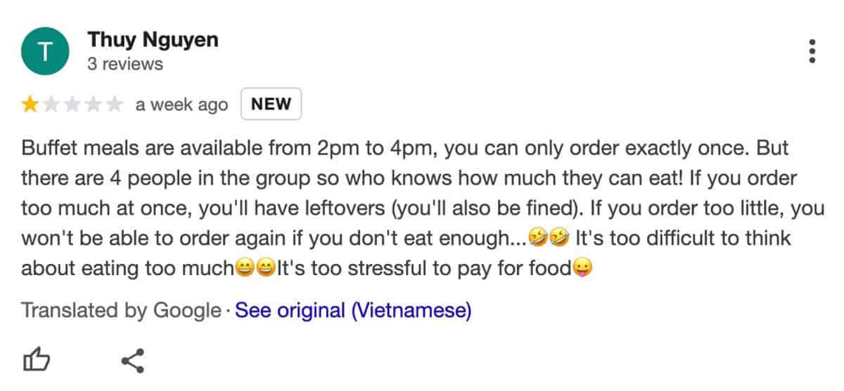 Ăn Là Ghiền - screenshot google review
