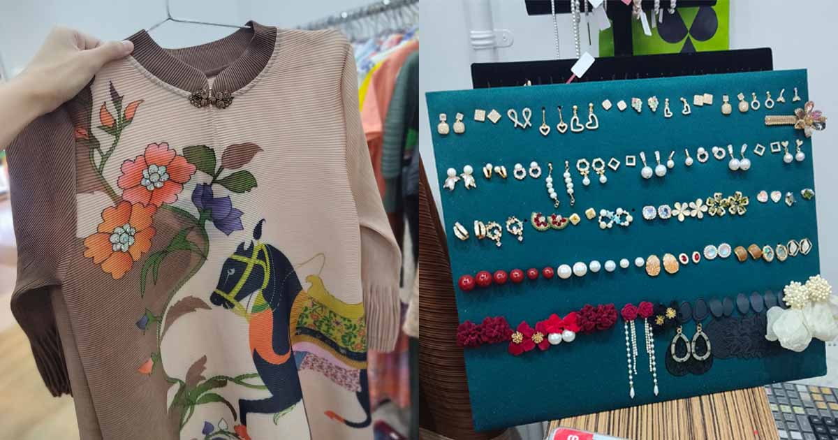 Sun Plaza - Cheongsam and Earrings
