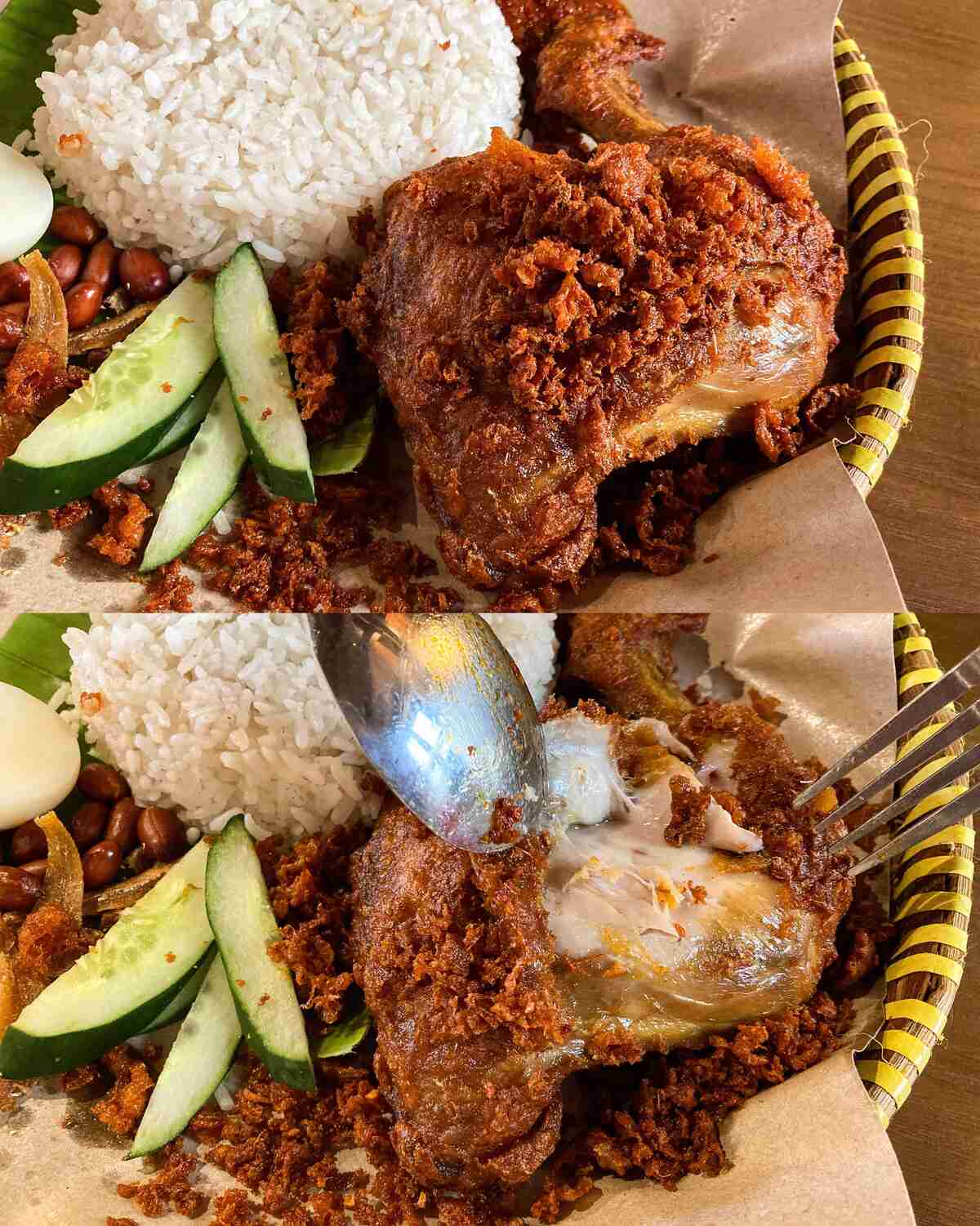 100 Years Nasi Lemak - Fried chicken 1