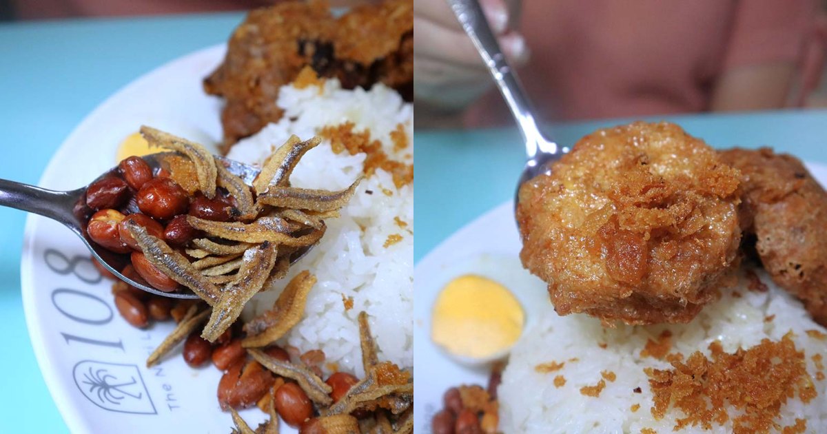 108 nasi lemak - condiments