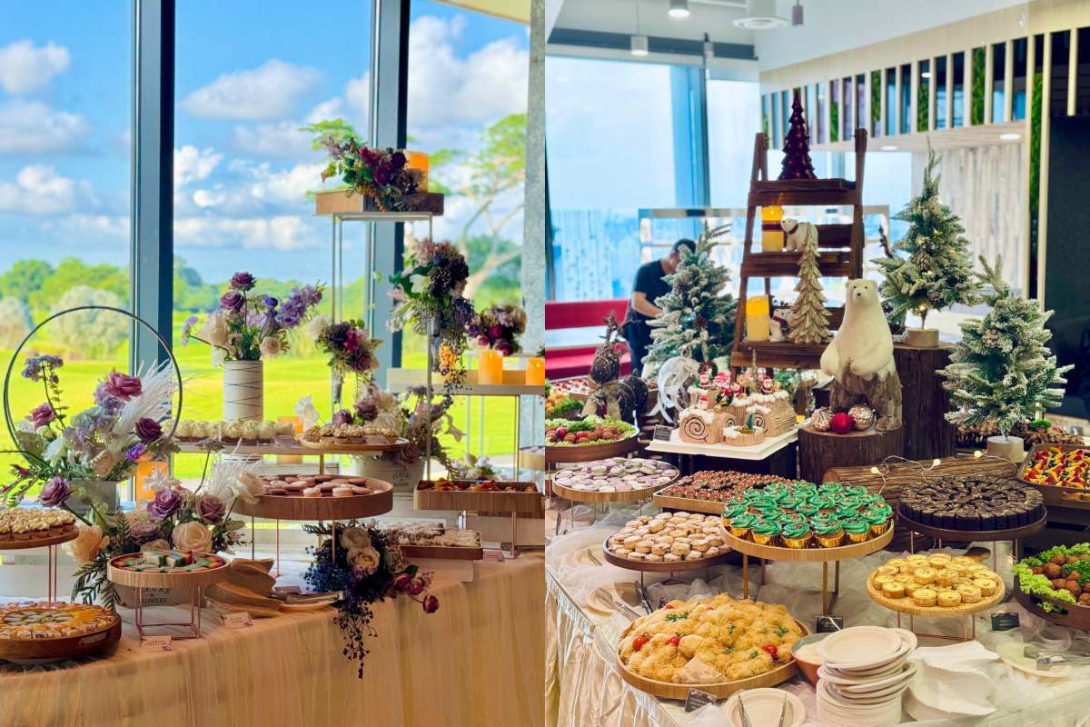 wedding caterers - manna pot catering setup