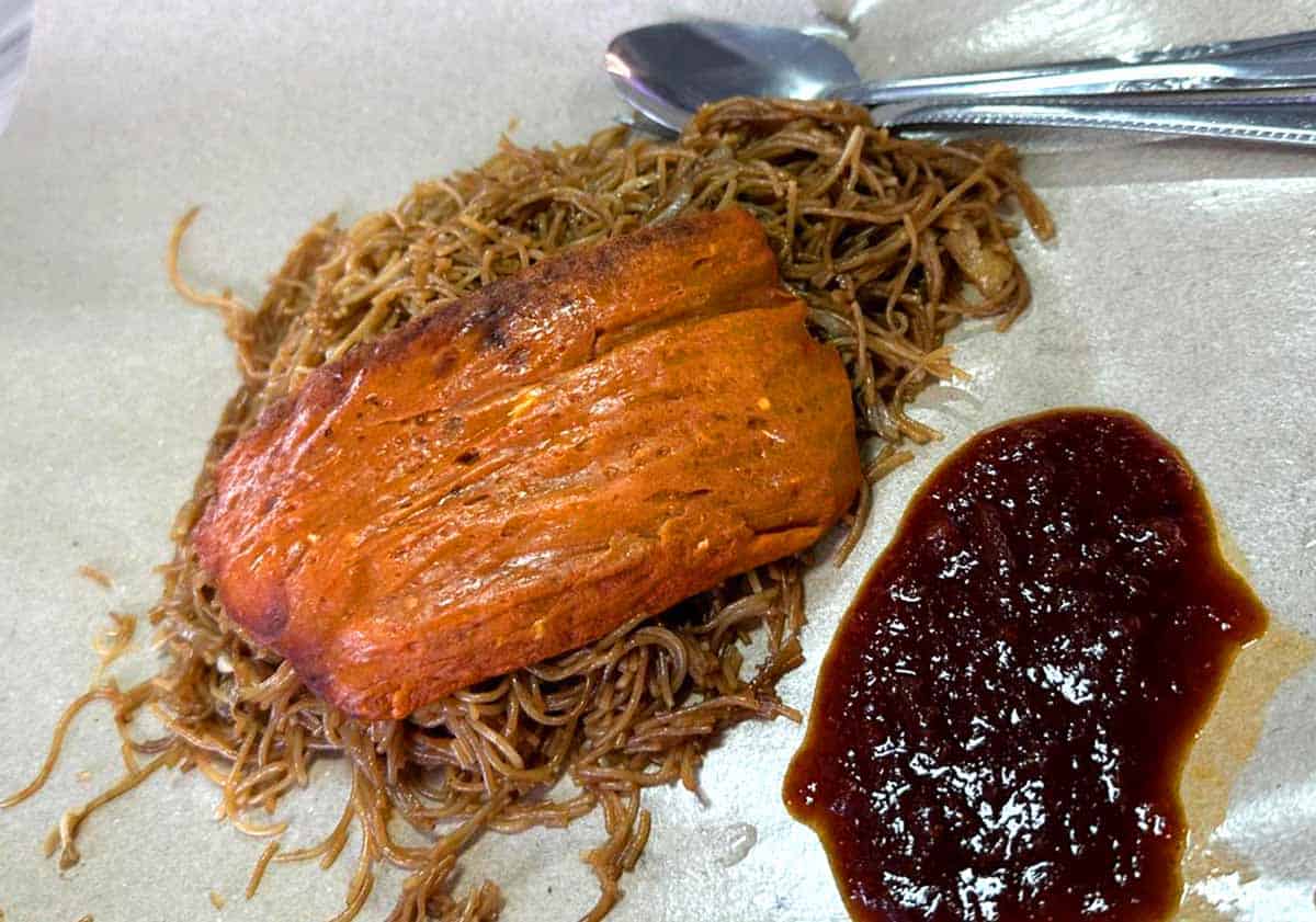 97 Nasi Lemak - brown bee hoon 97 Nasi Lemak - brown bee hoon