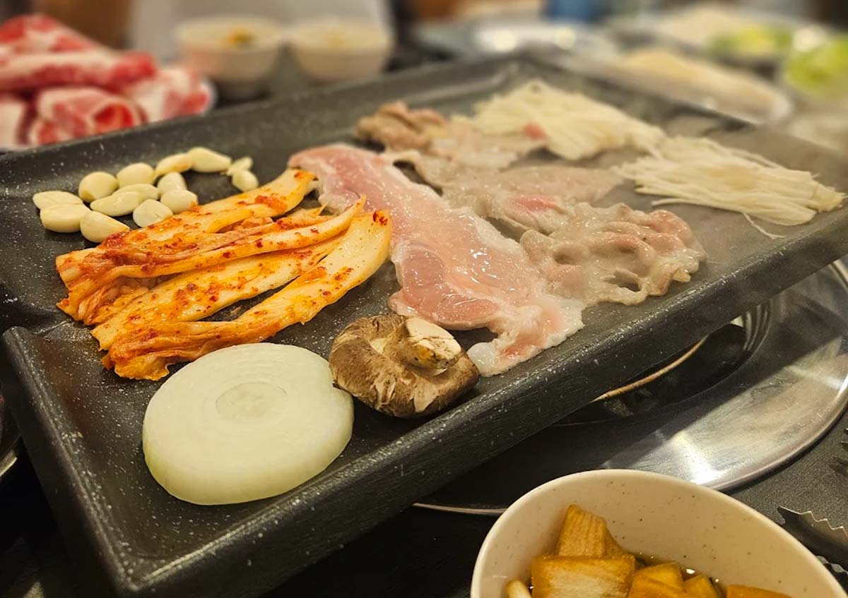 Gogi Buffet Korean BBQ - dishes