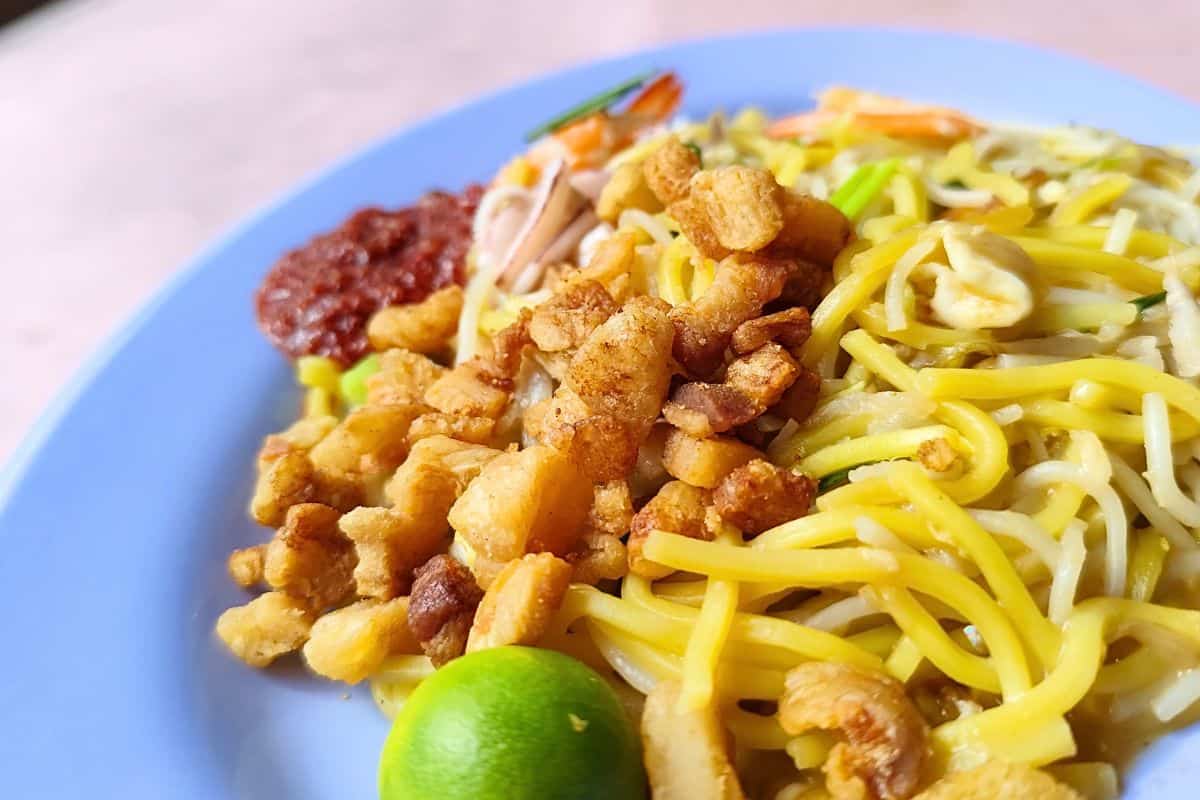 Ho Huat Fried Hokkien Prawn Mee - lard Ho Huat Fried Hokkien Prawn Mee - lard