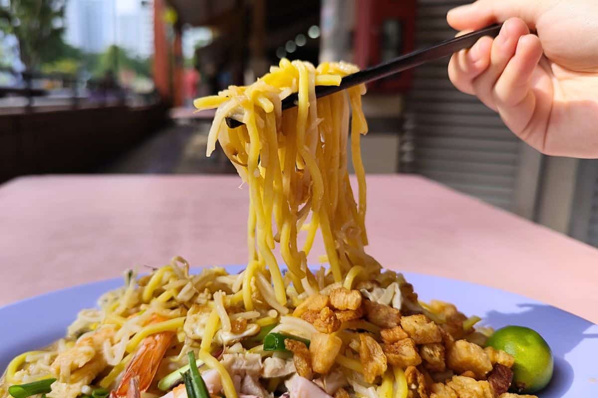 Ho Huat Fried Hokkien Prawn Mee - noodles Ho Huat Fried Hokkien Prawn Mee - noodles