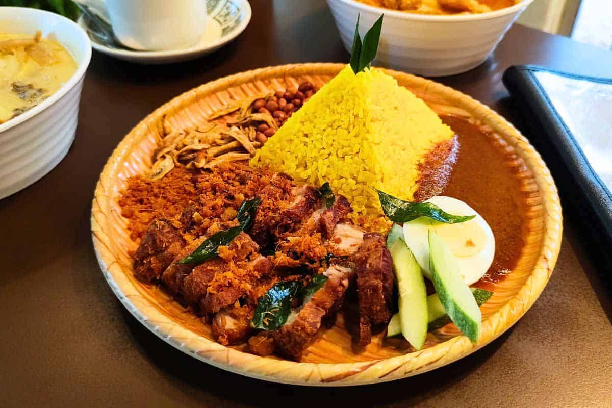 Island Cafe - Crispy Pork Belly Nasi Lemak