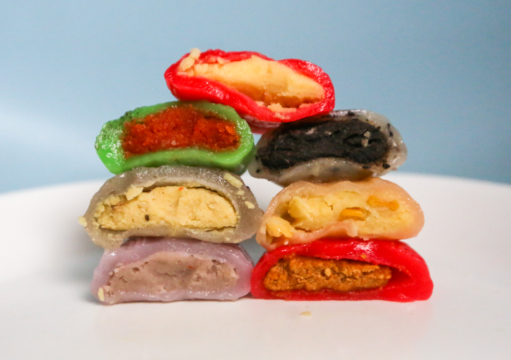 ji xiang confectionery - ang ku kueh stack