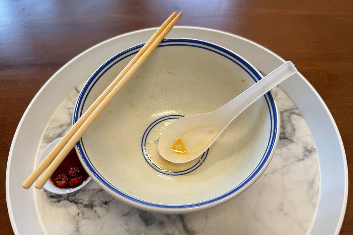 ipohhorfun8 Best Rated Ipoh Hor Fun - clean bowl