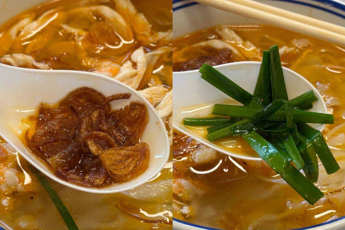 ipohhorfun7 Best Rated Ipoh Hor Fun - garnishes