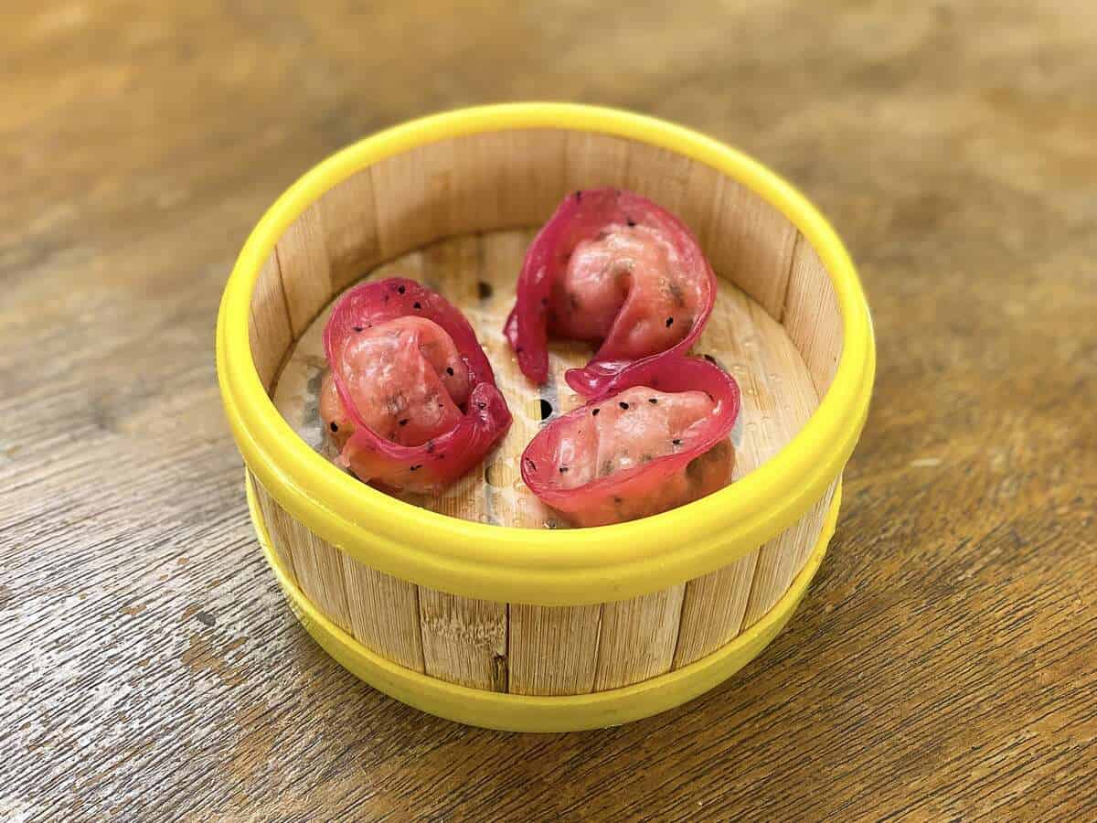 Din Sun Kopitiam - Dragonfruit Dim Sum