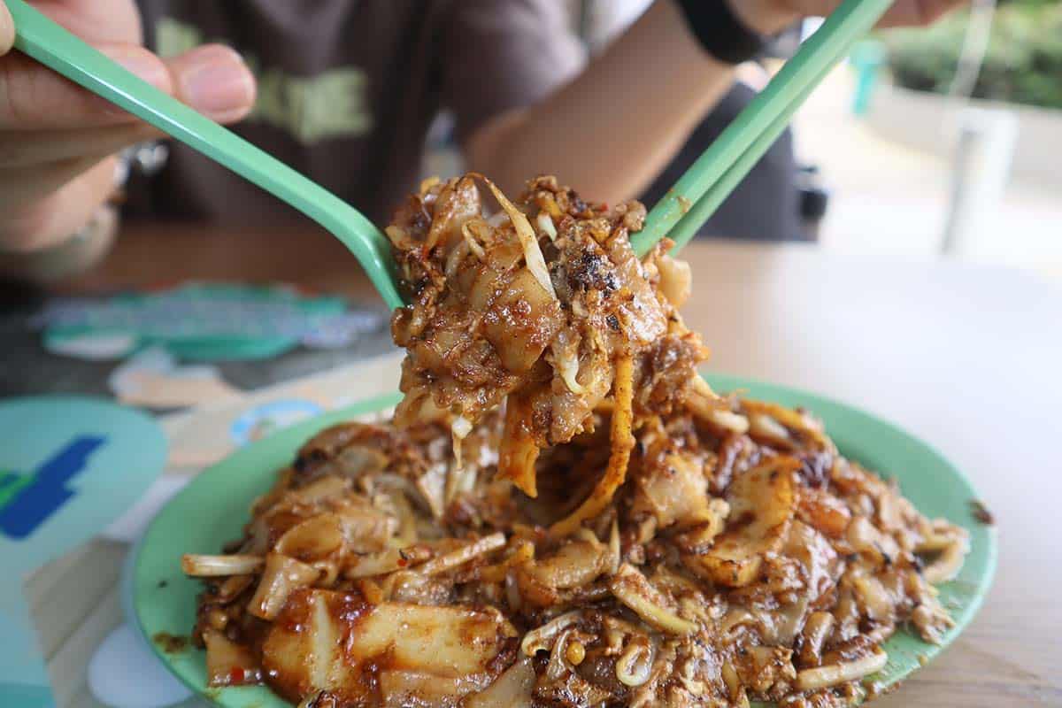 kwayteowqueue12 Kway teow closeup