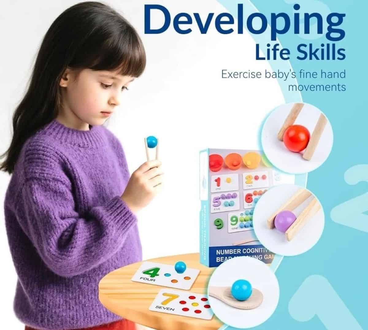 STEM & Montessori Toys - math beads