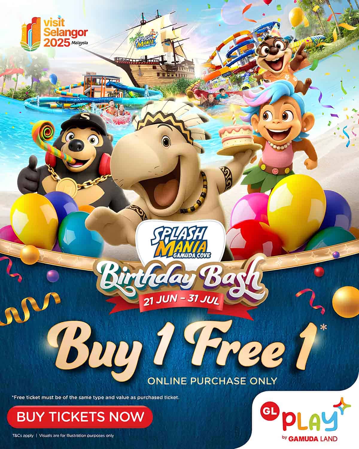 splashmania2 SplashMania - Birthday Bash B1F1 Deal